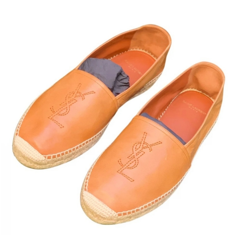 Saint Laurent Paris Tan Espadrilles EU 45